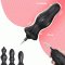 4 Farklı Silikon Plug’lı Şarjlı Titreşimli Şişirilebilir Anal Set